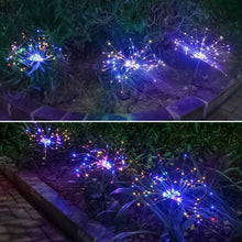 Colorful Multi Led Outdoor Solar Garden Lights (2 Pcs Set) the24kgal