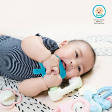 Silicone Baby Teether Pack of 1 (Mix Design & Color) the24kgal