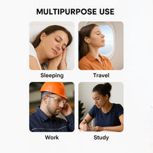 Soft Foam Noise-Cancelling Earplugs 4 pairs the24kgal