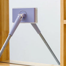 Automatic Cloth Changing Mini Mop with Push Pull Cloth Changing Handle (1 Pc) the24kgal