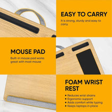 Portable Laptop Table with Mouse Pad (55×35 Cm / 1 Pc) the24kgal