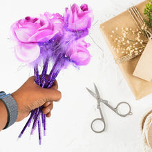 FASHION ROSE FLOWER & STAR DESIGN BALL PEN SMOOTH WRITING FOR WEDDING , EVENTS & MULTIUSE PEN ( SET OF 5PC) the24kgal