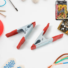 4 Inch Heavy Duty Spring Metal Spring Clamps (2 Pc Set) the24kgal