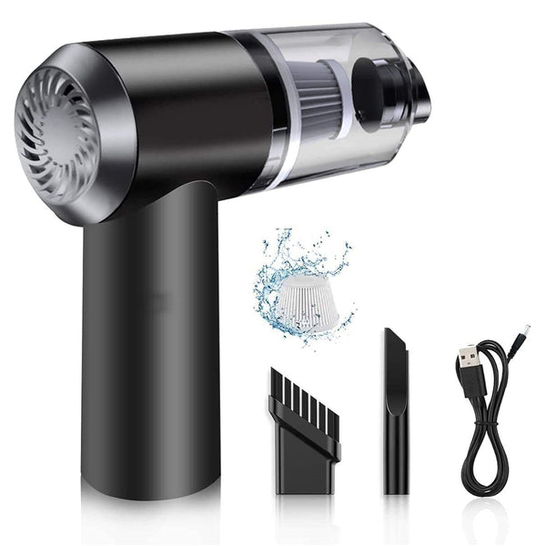 2 in 1 Wireless Vacuum Cleaner – 120W Handheld USB Rechargeable for Home & Car (1 Pc) the24kgal