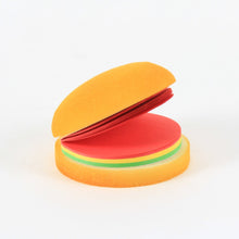 Burger Shaped Note  /  Sticky Notes  /  Memo Notes, Unique Mini Notes (Multicolor) the24kgal