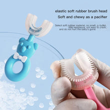 Baby Bear U-shaped Toothbrush Silicone Brush Head (1 Pc) the24kgal