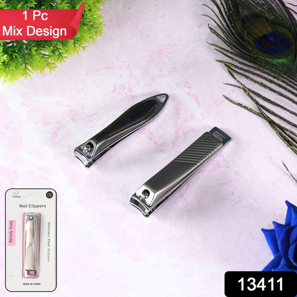 Stainless Steel Folding Portable Large Nail Clippers with Nail File (1 Pc / Mix Design) the24kgal