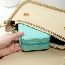 Mini PU Leather jewellery Box for Travel & Storage the24kgal