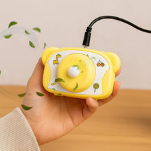 Cute Bear-Shaped Mini Rechargeable Fan (1 Pc) the24kgal