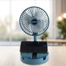 Adjustable Portable Desktop Fan - Telescopic Silent Personal Cooling for Office & Travel (Battery Not Include) the24kgal