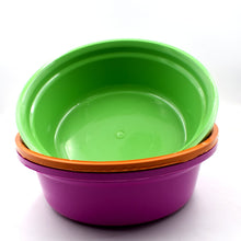 Household Storage Plastic Round Bowl / Tub / Basket / Bucket set - Pack of 3 the24kgal