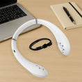Portable USB Rechargeable Neck Fan – Wearable, 3 Speeds, Headphone Design the24kgal