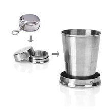 2 in 1 Camping Folding Cup with Keychain (1 Pc) the24kgal