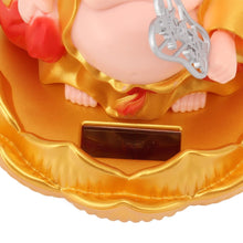 Solar Power Moving Buddha Car Ornament (1 Pc) the24kgal