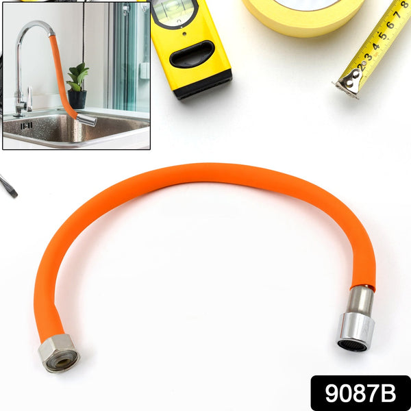 Flexible Water Tap Extender - 360° Adjustable Foaming Extension Tube with Connector (46cm) the24kgal