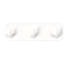 3 Pin Plastic Cloth hanger, Wall Door Hooks Rail for Hanging Clothes. the24kgal