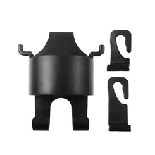 Car Headrest Backseat Organizer, 3 in 1 Automotive Cell Phone Drink cupholder Adapter with Headrest Hooks for Kids and Adults, Multifunctional Storage for Car Travel Accessories the24kgal