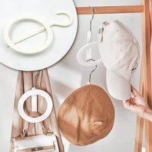 Plastic Circle Hanger for Hats, Towels & Bags (1 Pc) the24kgal