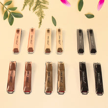 Stainless Steel Cute Nail Clipper with Nail Catcher, Nail File (12 Pcs Set / Mix Design) the24kgal