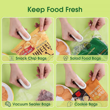 Mini Bag Sealer, 2 in 1 Seal & Cutter Heat Sealers the24kgal