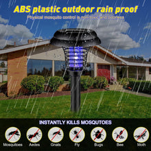 Medium Garden Solar Powered LED Mosquito Trap / Bug Zapper (1 Pc) the24kgal