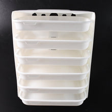 Plastic 6 Layer Wall-Mounted Food Organizer Rack (1 Set) the24kgal