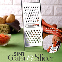 Apex Stainless Steel Grater & Slicer (3 in 1) the24kgal