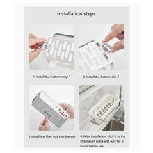 Multipurpose Platic Hanging Drain Rack Retractable Sponge Storage Hanging Rack With Adhesive Hook for Kitchen and Bathroom Dishcloth Holders Basket Drying Tray Organizer the24kgal