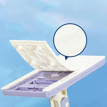 Automatic Cloth Changing Mini Mop with Push Pull Cloth Changing Handle (1 Pc) the24kgal
