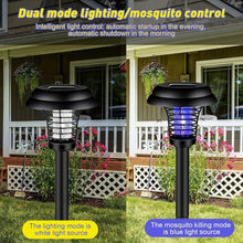 Medium Garden Solar Powered LED Mosquito Trap / Bug Zapper (1 Pc) the24kgal