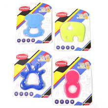 Silicone Baby Teether Pack of 1 (Mix Design & Color) the24kgal
