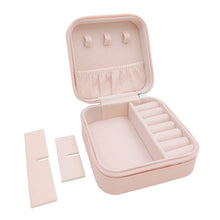 Mini PU Leather jewellery Box for Travel & Storage the24kgal