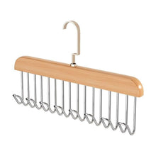 Space Saving 8 Hooks Wooden Hangers (1 Pc) the24kgal