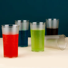 Matt Finish Glass Tumbler Set (approx 300ML & 6 Pc) the24kgal