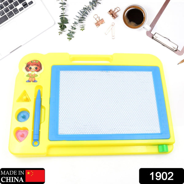 Children Magic Slate Pen Doodle Pad Erasable Drawing Easy Reading Writing Learning Graffiti Board Kids Gift Toy Magnetic Painting Sketch Pad for Baby Children (1 Pc Mix Color) the24kgal