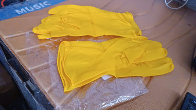 Latex Household Gloves (2 Pair / Mix Color) the24kgal