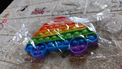 Fidget Toy Push  Bubble Fidget Sensory Toy for Kids and Adults Fidget per Stress Reliever Sensory Fidget pers (Butterfly & Car Shape / 1 Pc) the24kgal