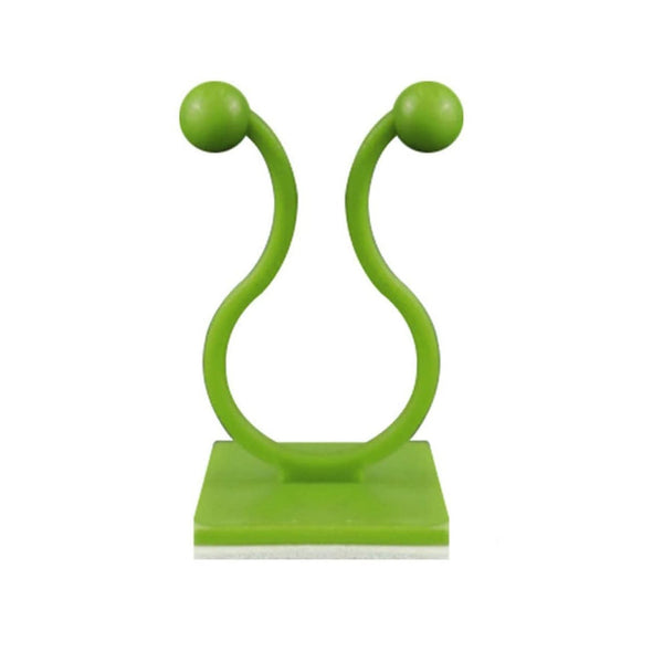 Plant Climbing Wall Fixture Clip Self-Adhesive Hook (100 Pcs Set) the24kgal