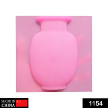 Wall Hanging Silicone Flower Pot Sticker Plant Rack for Decoration  (MultiColour) the24kgal