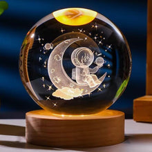 3D Crystal Ball lamps With Base (1 Pc / Mix Design) the24kgal