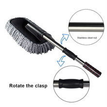 Car Duster, Long Retractable / Soft / Non-Slip / Handle Multipurpose Microfiber Wash Brush Vehicle Interior and Exterior Cleaning Kit with for Car, Boats or Home the24kgal