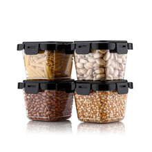 Plastic Food Storage Containers with Lid (4 Pcs Set / 500 ML) the24kgal