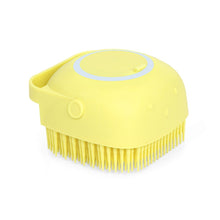 Silicone Massage Bath Body Brush Soft Bristle With Shampoo Dispenser the24kgal