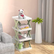 4 LAYER SHOES STAND, SHOE TOWER RACK SUIT FOR SMALL SPACES, CLOSET, SMALL ENTRYWAY, EASY ASSEMBLY AND STABLE IN STRUCTURE, CORNER STORAGE CABINET FOR SAVING SPACE the24kgal