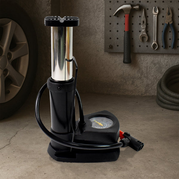 Portable Mini Bike Pump / Cycle Pump Foot (1 Pc) the24kgal