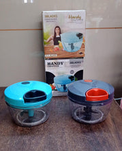 3 Blades Handy Chopper and Slicer Used Widely for chopping and Slicing (450 ML / 1 Pc) the24kgal