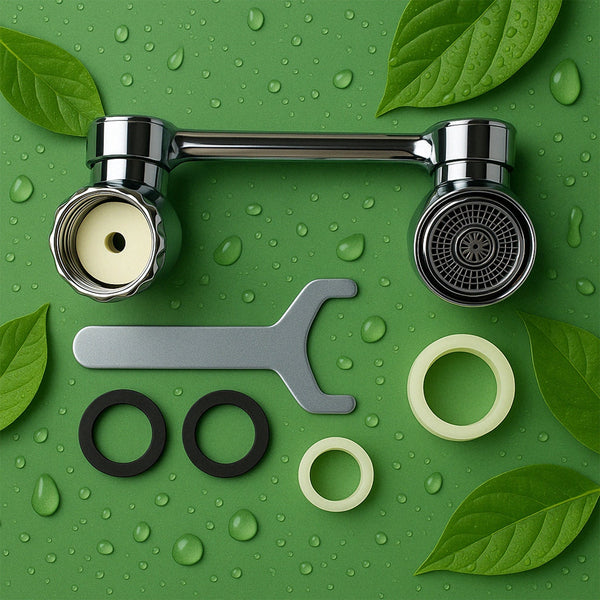 Water-Saving Faucet Filter with 1080 Rotation the24kgal