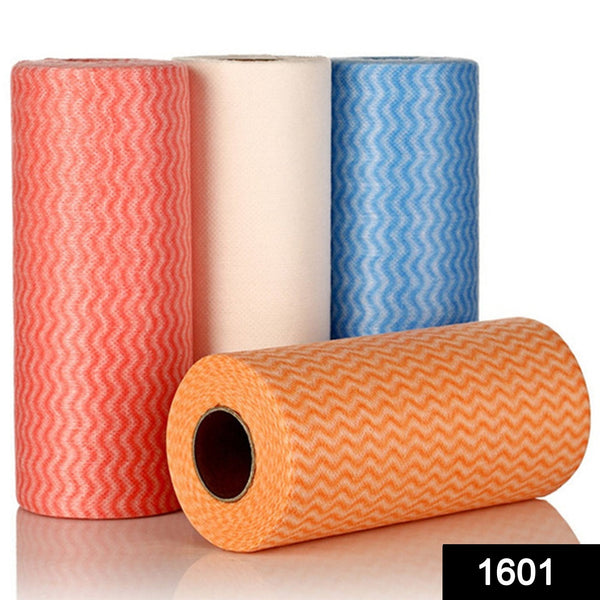 Non Wooven Fabric Disposable Handy Wipe Cleaning Cloth Roll, Tissue Roll (1Pc) the24kgal