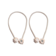 Non-Magnetic Curtain Tiebacks: Decorative Pearl Design (2 Pc, (Without Magnet Buckle) the24kgal