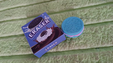Biscuit Shape Eraser Unique Designs & Patterns (1 Pc) the24kgal